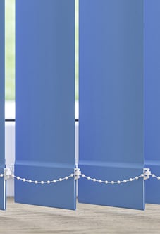 Palermo (Blackout), Bluebell - Vertical Blind Slats